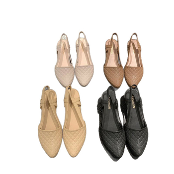 Ženske sandale | elegantan stil, oštar vrh prsta, PVC gornji dio, slip-on, nizak klin do 3 cm
