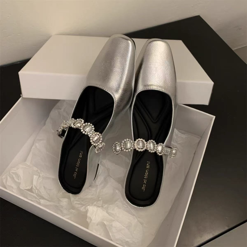 Mary Jane cipele, kvadratni vrh prstiju, skrivni porast visine 3–5 cm, klinasti potpetica, PU gornji dio, Slip-On