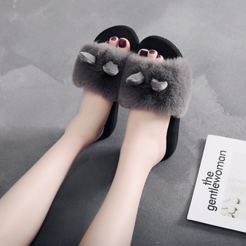 Papuci pufoați cu platformă pentru femei – partea superioară EVA, talpă bule, model animal, toc înclinat 3–5 cm