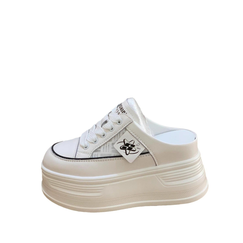 Női vastag talpú papucs, PU felsőrész, PU belső, osztott lábujj, kompozit talp, hétköznapi stílus