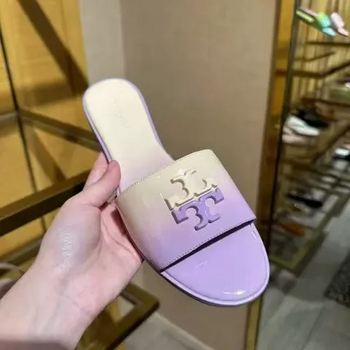 Sandale dama cu toc mediu, slip-on - parte superioară PU, talpă PVC, tehnologie Goodyear la talpă, model graffiti