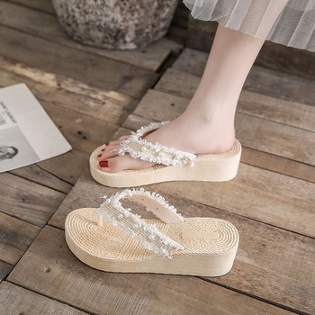 Ženske PVC sandale, korejski stil, potplat 0–3 cm