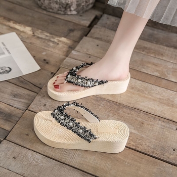 Ženske PVC sandale, korejski stil, potplat 0–3 cm