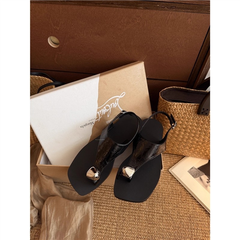 T-strap sandale u korejskom stilu, gornji dio od top-grain teleće kože, gumena potplata, kod D701