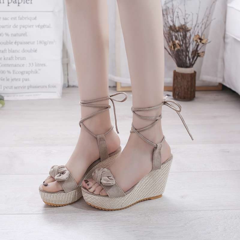 Rimske sandale s gornjim dijelom od velura, TPR potplat, PU podstava, korejska verzija