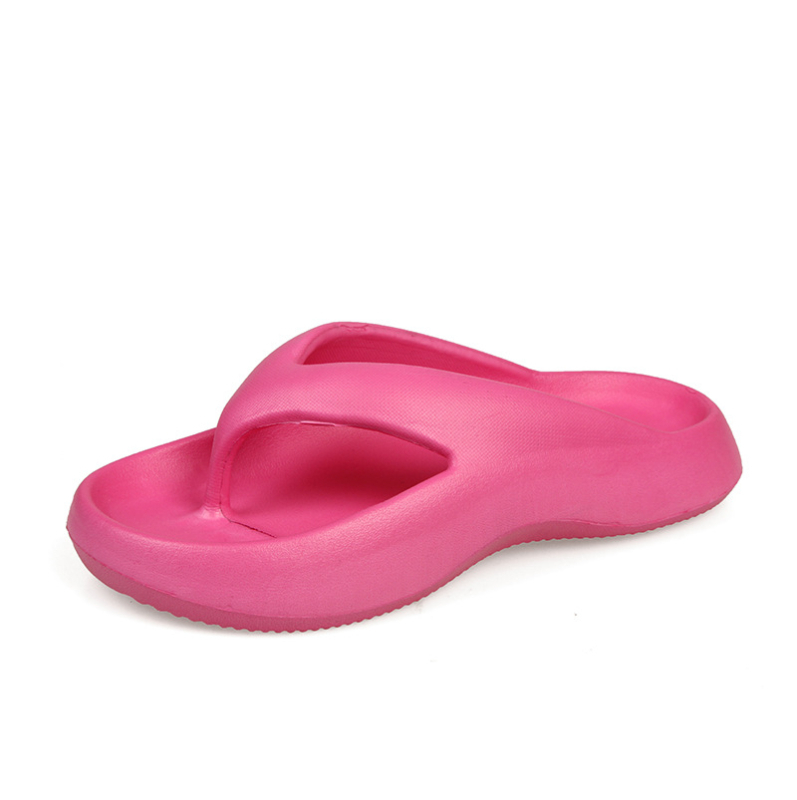 Flip-flops femei de vară cu platformă groasă, EVA pentru partea superioară și EVA talpă, antiaderante