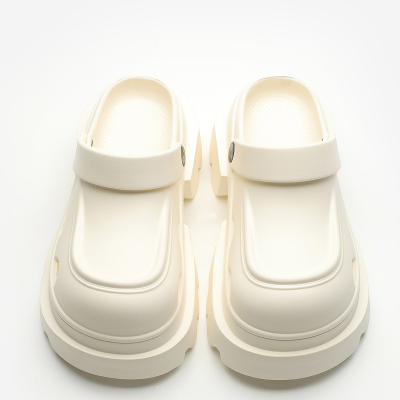 Дамски сандали с 7 см повдигане на височината, EVA горна част и подметка, перфорирана конструкция