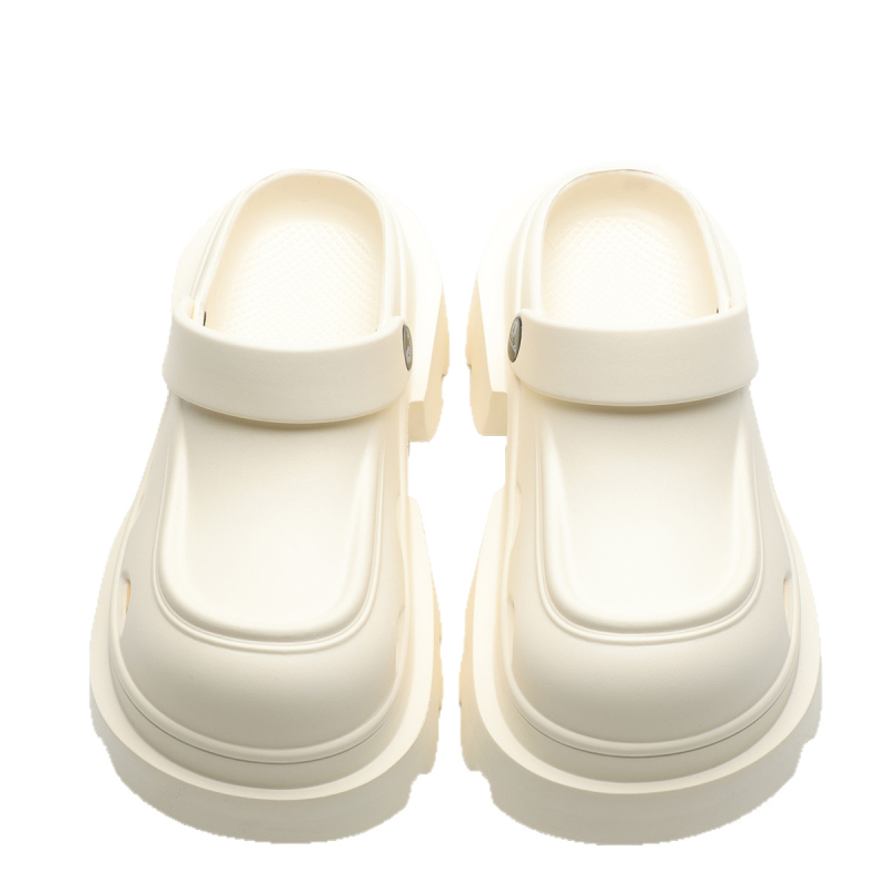 Дамски сандали с 7 см повдигане на височината, EVA горна част и подметка, перфорирана конструкция