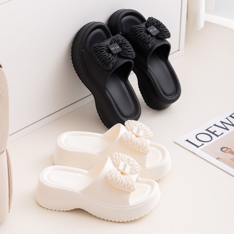 Papuci EVA cu partea superioară EVA, talpă EVA, 3–5 cm toc în formă de pană, talpă turnată prin injecție