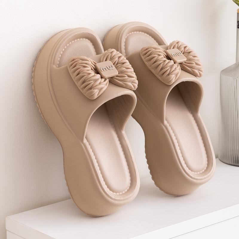 Papuci EVA cu partea superioară EVA, talpă EVA, 3–5 cm toc în formă de pană, talpă turnată prin injecție