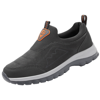 Унисекс обувки за ходене без връзки, набук от кравешка кожа, ежедневен стил за пролет и есен, за разходки и пътувания