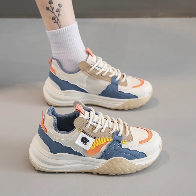 Pantofi sport pentru femei, ușori, cu amortizare, talpă antiderapantă, din microfibră.