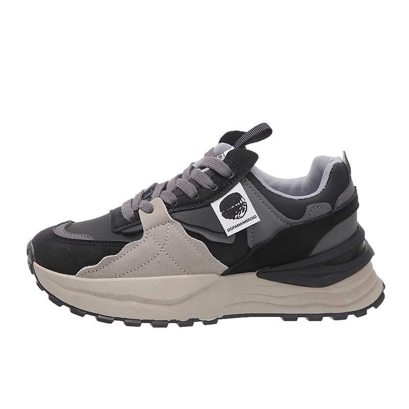 Ženske tenisice Dad Shoes s gornjim dijelom od sintetičke kože, okrugli vrh, gumena potplata, PU ulošak, visina pete 3–5 cm
