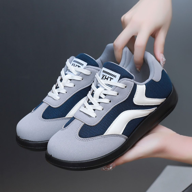 Pantofi damă cu talpă plată – stil minimalist modern, partea superioară din piele sintetică, talpă și branț PU, șireturi, toc plat mic 1–3 cm
