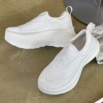 Casual slip-on tenisice s platformom, ultralako, mrežasti gornji dio, prozračna unutarnja podstava