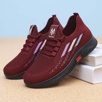 Ženske Flyknit slip-on tenisice – prozračne i lake, okrugli vrh, injekcijska potplata