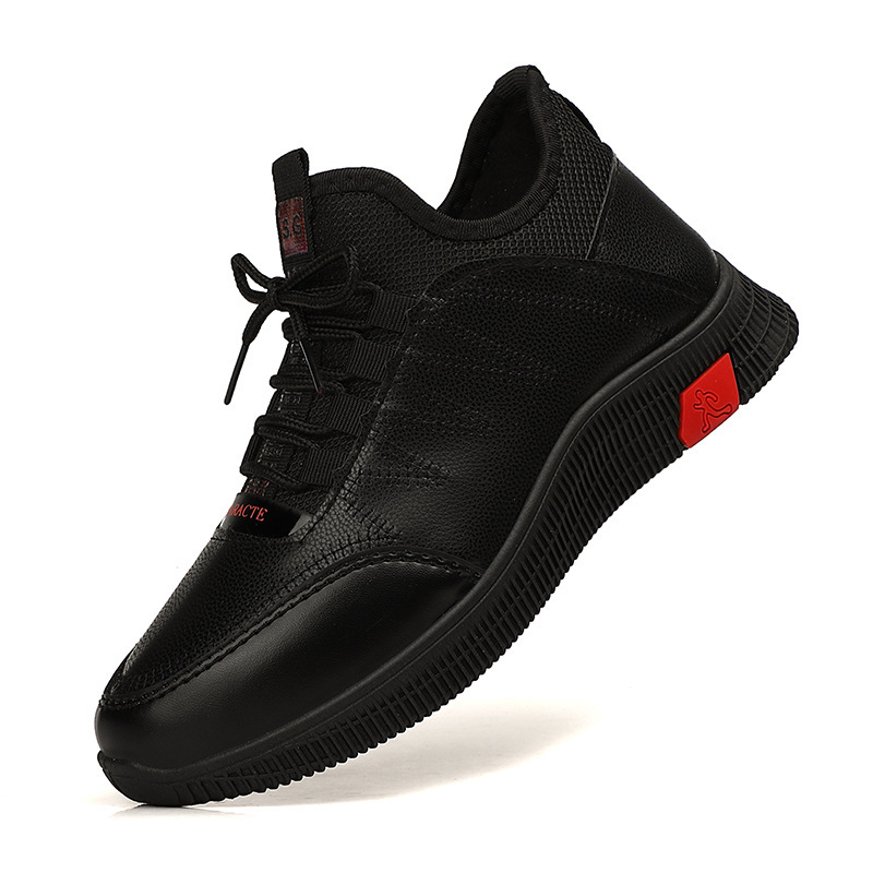 Дамски спортни обувки без връзки за ежедневието с кръгла носка, PU горна част, PU стелка, мрежеста подплата и гумирана подметка