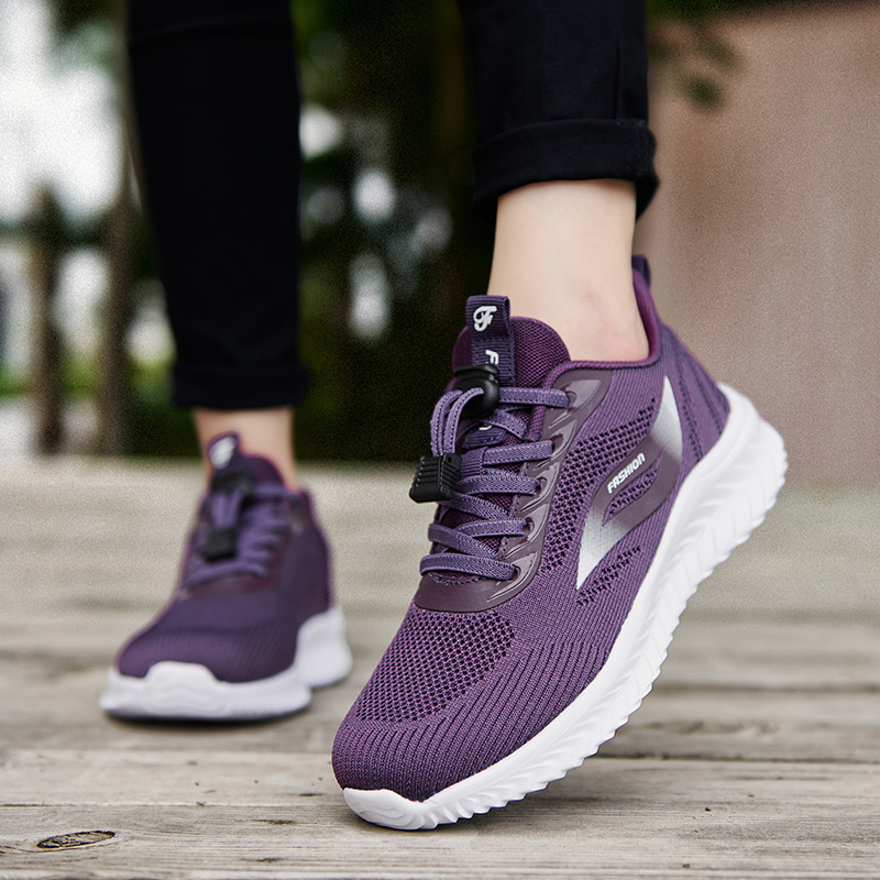 Idősek nők járócipője, lélegző hálós felsőrész, MD talp, fűzős zárás, textil talpbetét, csúszásmentes talp