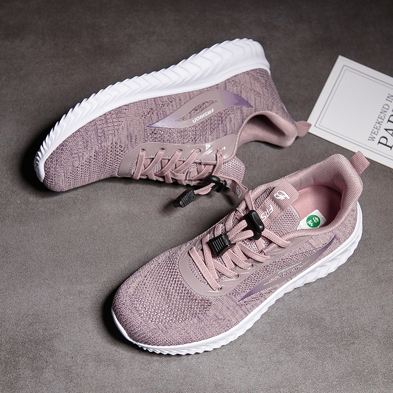 Idősek nők járócipője, lélegző hálós felsőrész, MD talp, fűzős zárás, textil talpbetét, csúszásmentes talp