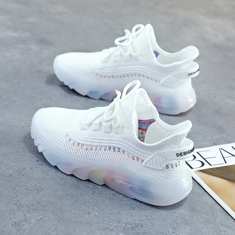 Pantofi Coconut pentru femei, pantofi de alergare cu plasă respirabilă, ușori, cu amortizare, branț EVA, talpă din cauciuc