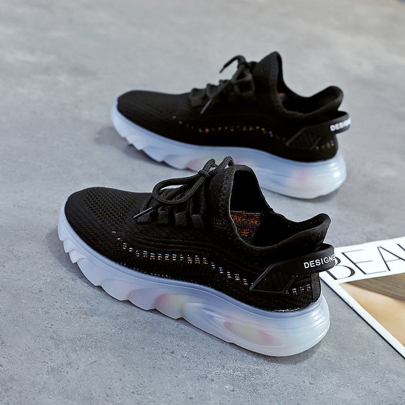 Pantofi Coconut pentru femei, pantofi de alergare cu plasă respirabilă, ușori, cu amortizare, branț EVA, talpă din cauciuc