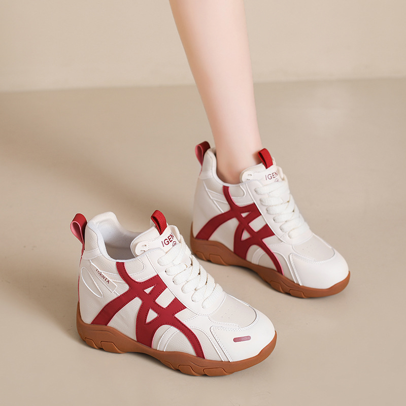 Női sport futócipő: lágy talpú, 3–5 cm sarokmagasság, könnyű és kopásálló, felsőrész szuper rostból, gumitalp