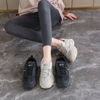 Női hálószövésű futócipő, légáteresztő felsőrész, könnyű, fűzővel záródó, PU talpbetét, PVC talp