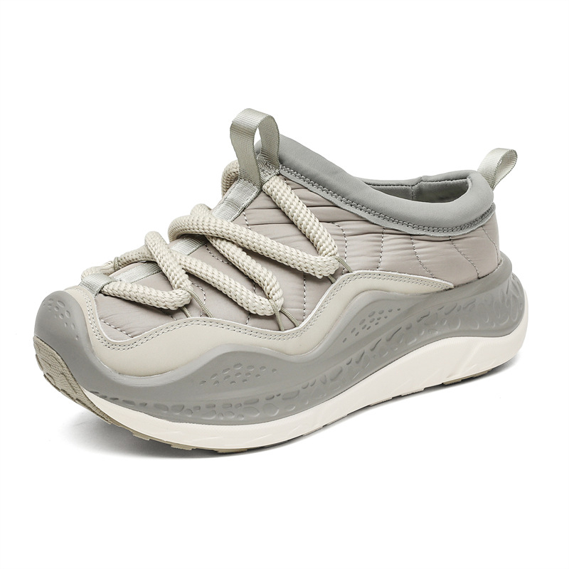 Casual PU tenisice s okruglim prstom, niski gornji dio, gumena potplat, visina 3–5 cm