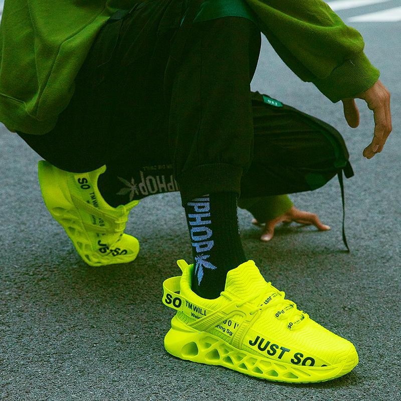 Prozračne mrežaste casual sportske tenisice s gumom na potplatu, otporne na habanje, za mlade muškarce, proljeće-ljeto