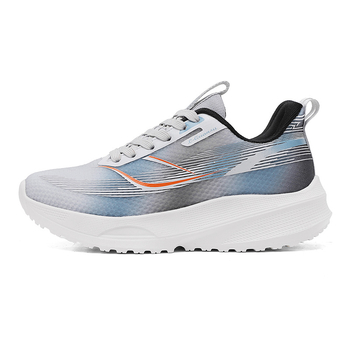 Uniszex lélegző hálós cipő - könnyű mindennapi futócipő, EVA talpbetét, gumi talp, kerek orr, lapos sarok