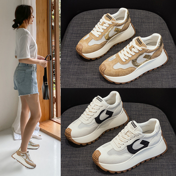 BRYX női platformcipő - 6–8 cm-es magasított sarok, légáteresztő hálós felsőrész, PU talpbetét, elülső pántos zárás