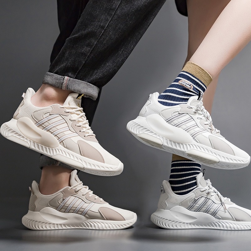 Unisex Flyknit tenisice s mekim potplatom, protivklizne, lagane casual tenisice za trčanje, prozračni mrežasti gornji dio