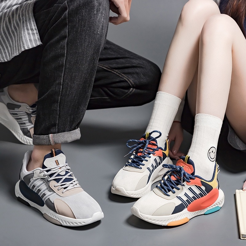 Unisex Flyknit tenisice s mekim potplatom, protivklizne, lagane casual tenisice za trčanje, prozračni mrežasti gornji dio