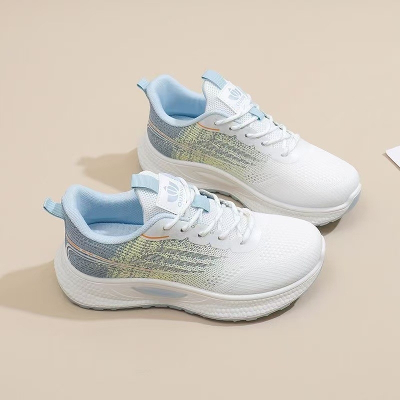 Ženske tenisice s Flyknit gornjim dijelom, lagane i prozračne, prednje vezivanje, niski vrh, EVA uložak