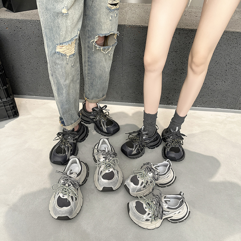 Tenisice s debelim potplatom za par – unisex platforme, korejskog stila, 2026