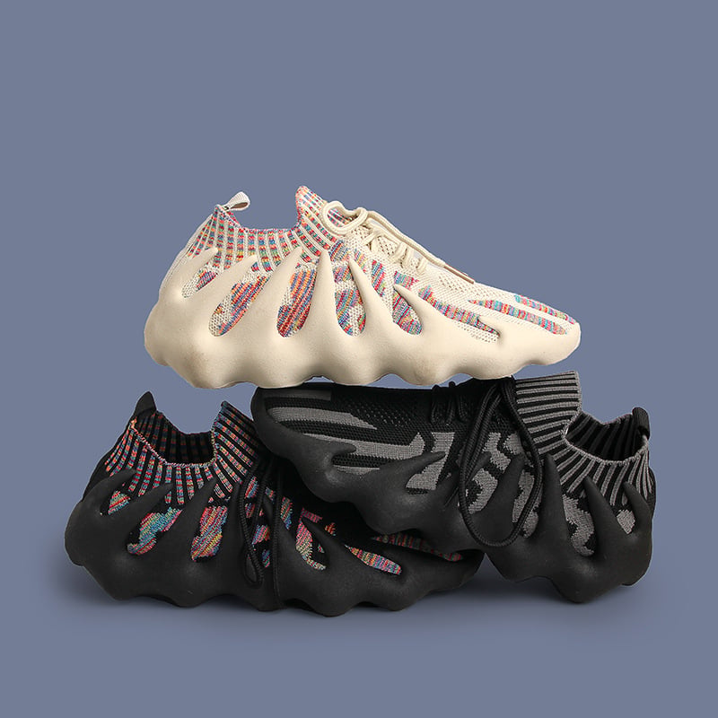 Unisex Flyknit tenisice s prozračnim i laganim vrhom; EVA uložak; plastični potplat; kamuflažni uzorak.