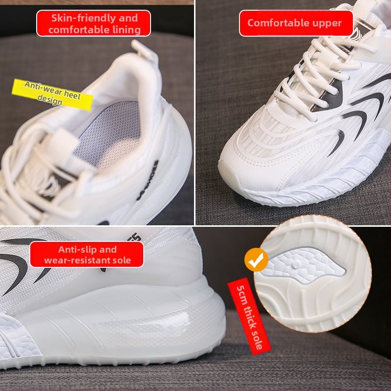 Unisex tenisky s sieťovaným vrškom, injekčná podrážka, okrúhla špička, nízky strih (Unisex; Sieťovaný vršok; Injekčná podrážka; Okrúhla špička; Nízky strih)