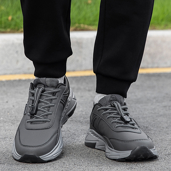 Удобни водоустойчиви обувки за ходене за възрастни, дишаща мрежеста облицовка, подметка MD, антихлъзгащи, еластична лента за обувки