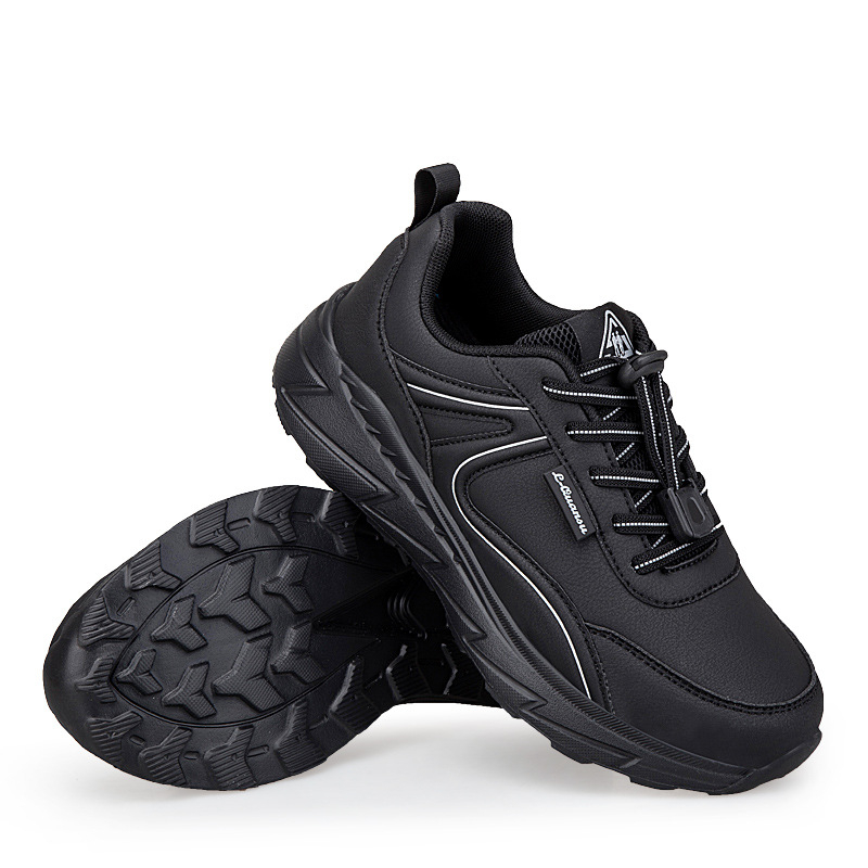 Удобни водоустойчиви обувки за ходене за възрастни, дишаща мрежеста облицовка, подметка MD, антихлъзгащи, еластична лента за обувки