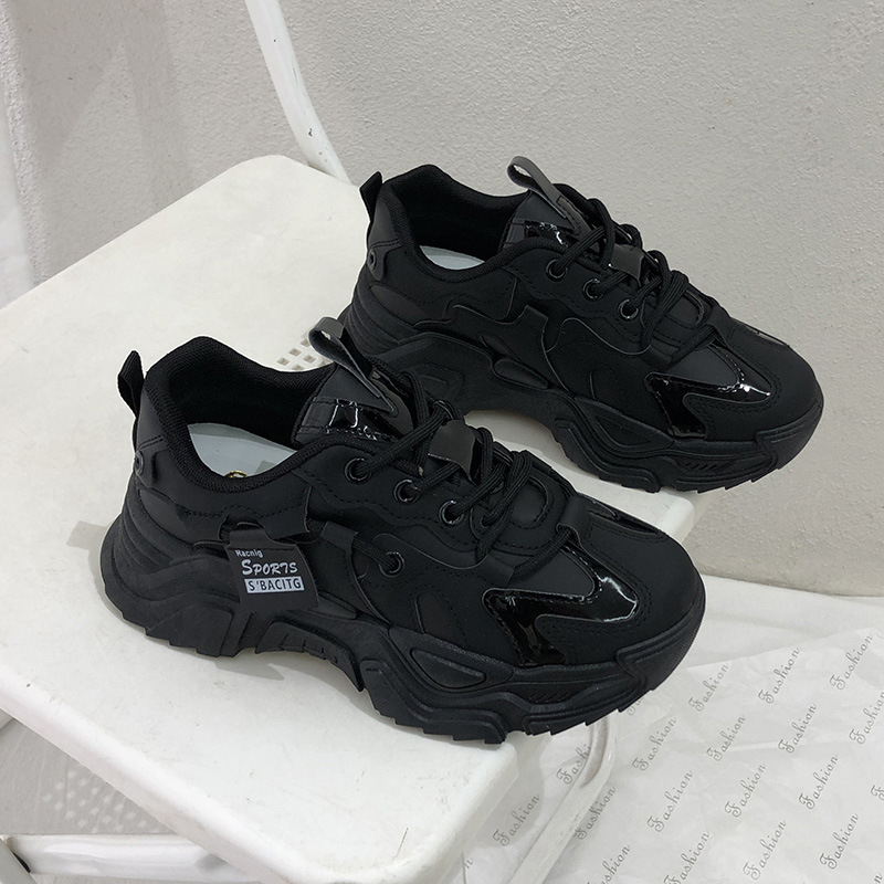 Ženske tenisice u stilu 'dad shoes' marke Mylige – umjetni PU gornji dio, gumeni potplat, visina pete 3-5 cm