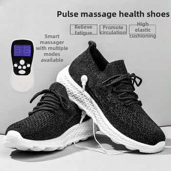 Pantofi de masaj pentru plimbare – unisex, partea superioară din țesătură, vârf rotund, închidere cu bandă elastică, cod 0001