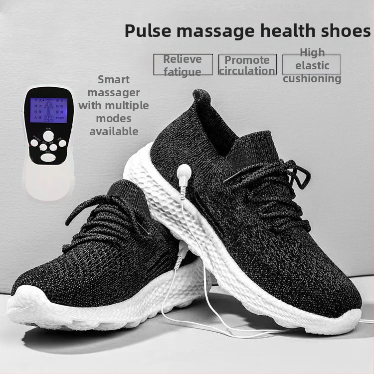 Pantofi de masaj pentru plimbare – unisex, partea superioară din țesătură, vârf rotund, închidere cu bandă elastică, cod 0001