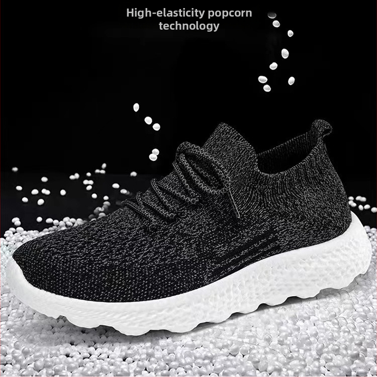 Pantofi de masaj pentru plimbare – unisex, partea superioară din țesătură, vârf rotund, închidere cu bandă elastică, cod 0001