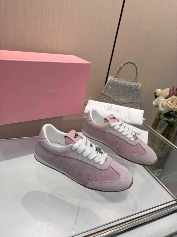 Ежедневни маратонки за бягане със велурено горно, кръгъл нос, връзки, гумена подметка, унисекс, ниско горно