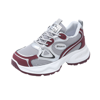 Dámske tenisky typu dad shoes, priedušný sieťovaný vrch, hrubá zvýšená podrážka, gumová podrážka, šnúrkové zapínanie