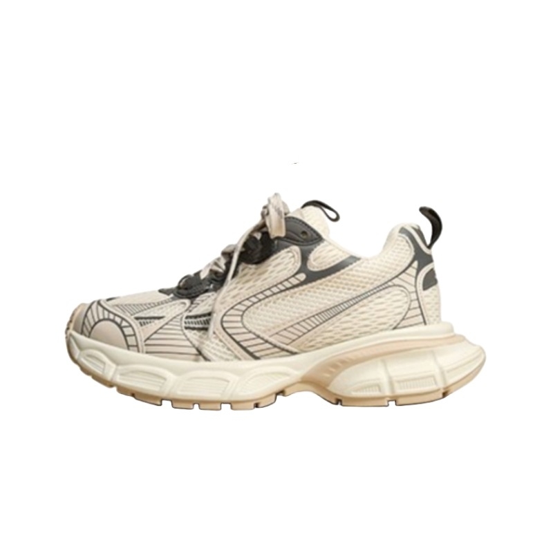 Ženske tenisice tipa dad shoes s debelim dnom, visina pete 3–5 cm, gornji dio od mikrovlakna, okrugli vrh, EVA ulošak