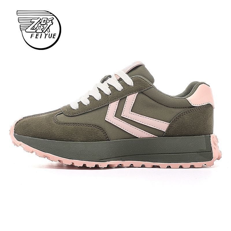 Feiyue спортни обувки за разходки — сатенено горнище, гумена подметка, връзки