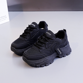 Ženske tenisice u korejskom stilu dad shoes, prozračni mrežasti gornji dio, PU gornja, debela potplata 3–5 cm, injekcijski oblikovana potplata, vezanje šnirama