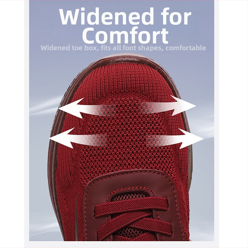 Ühiskasutuses kõndimiskingad eakatele, hingavad ja kerged, pehme tald, Velcro kinnitused, ülemine osa hingavast võrgust, PU talla, PU sisetald