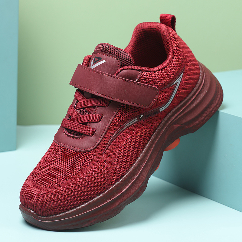 Ühiskasutuses kõndimiskingad eakatele, hingavad ja kerged, pehme tald, Velcro kinnitused, ülemine osa hingavast võrgust, PU talla, PU sisetald